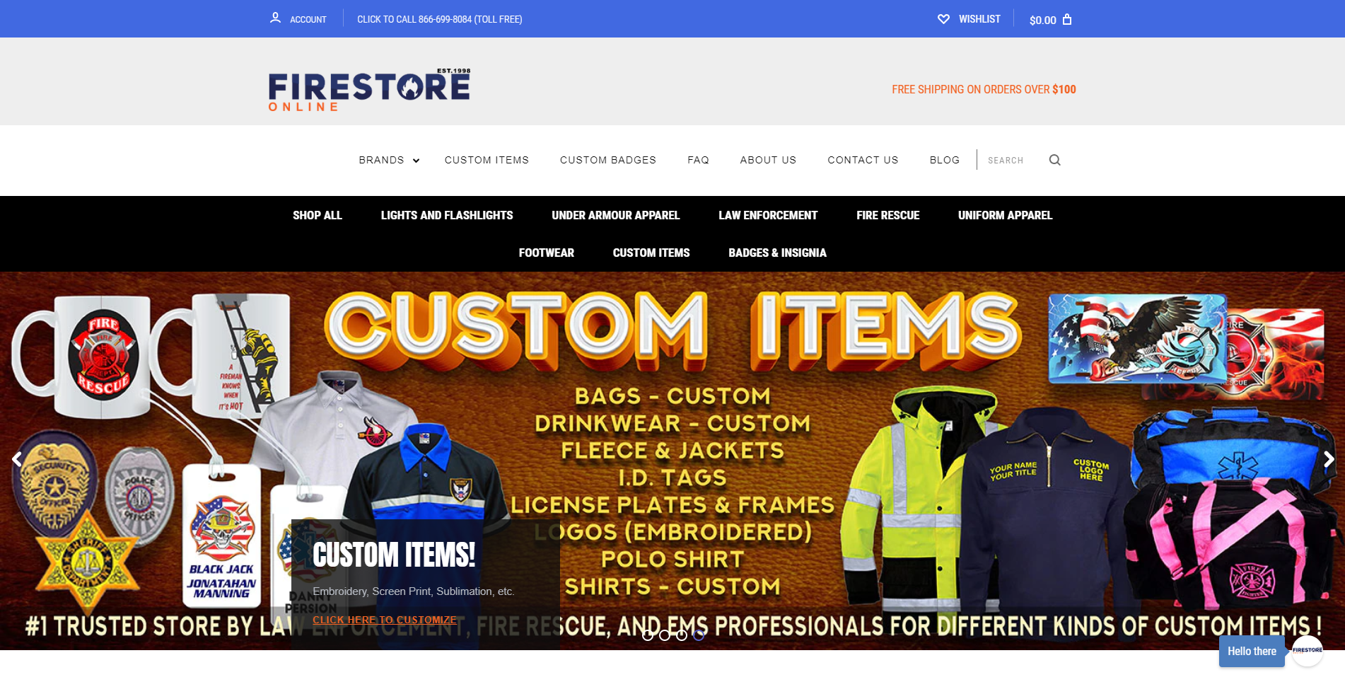 E commerce website
